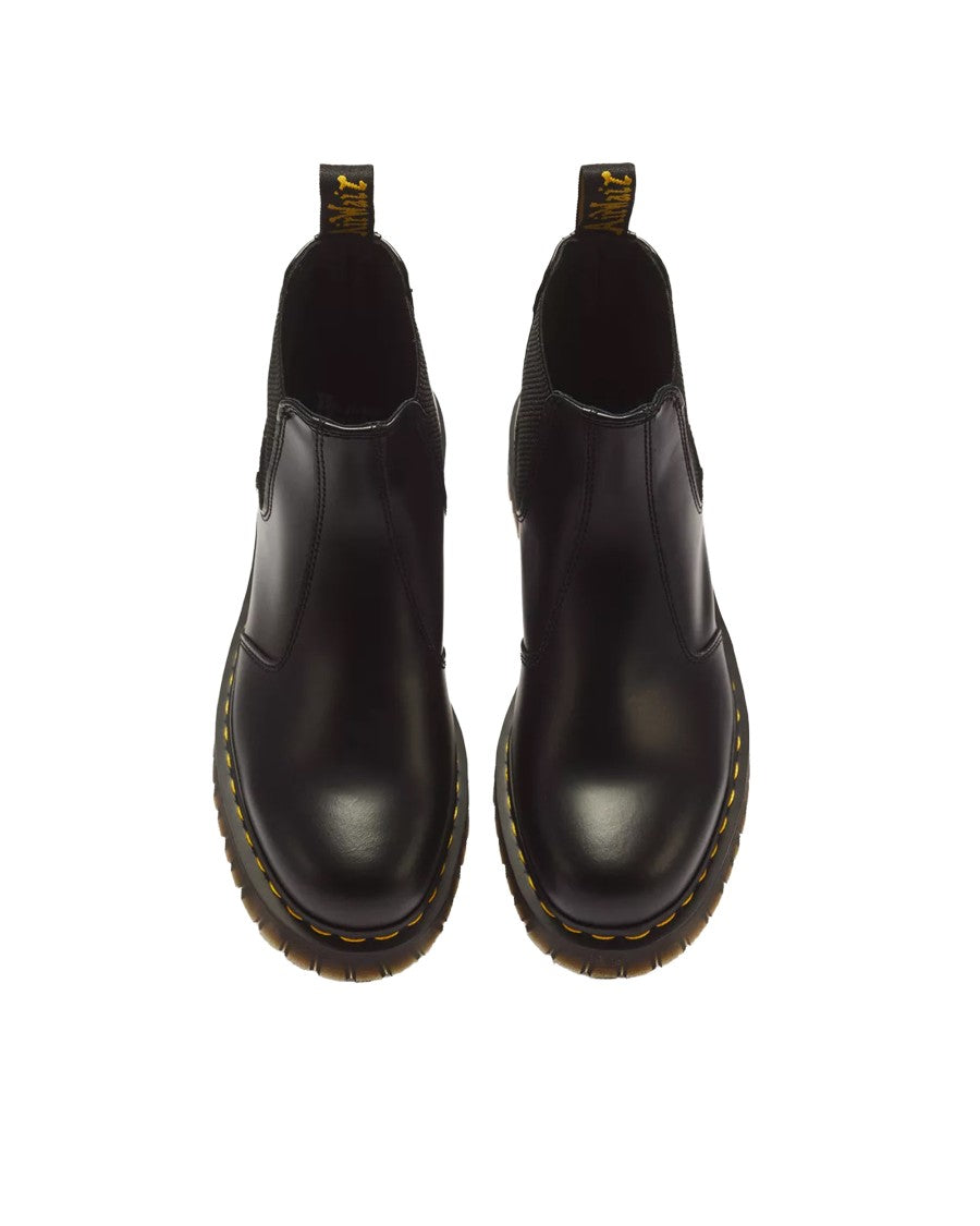 Dr. Martens Timeless Leather Yellow Stitch Chelsea Boots