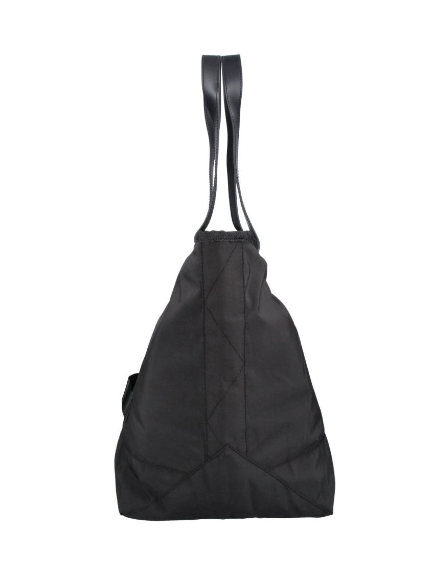 Vivienne Westwood Black Structured Minimalist Shoulder Bag