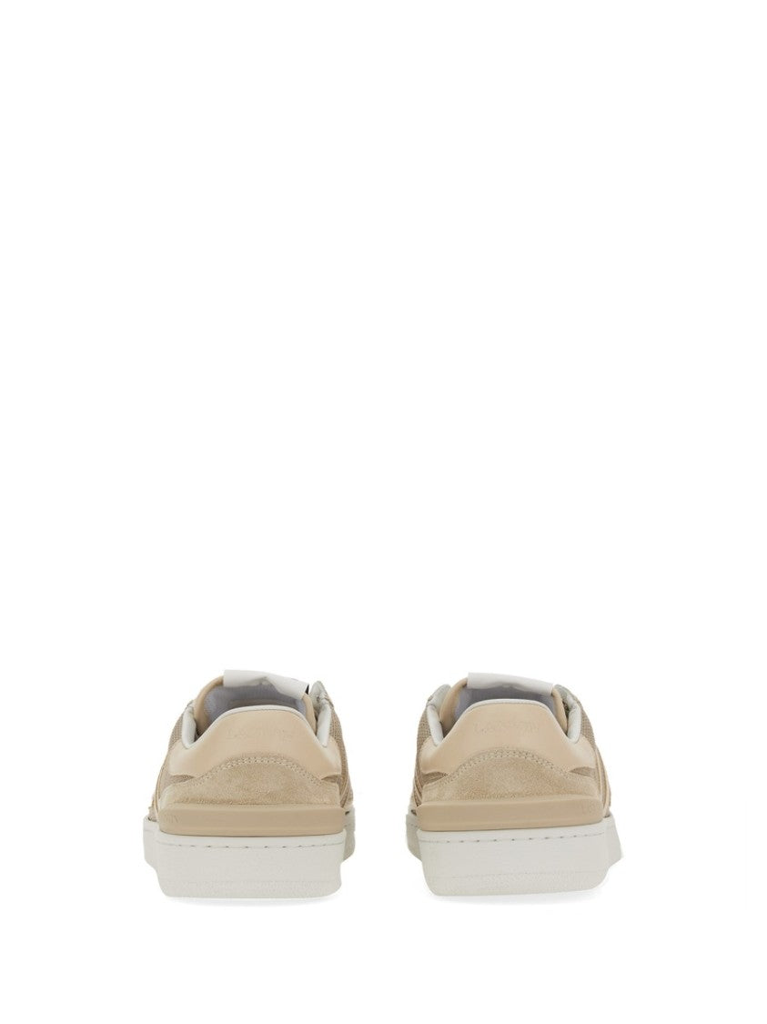 Lanvin "Clay" Textured Low-Top Sneakers With Cushioned Sole