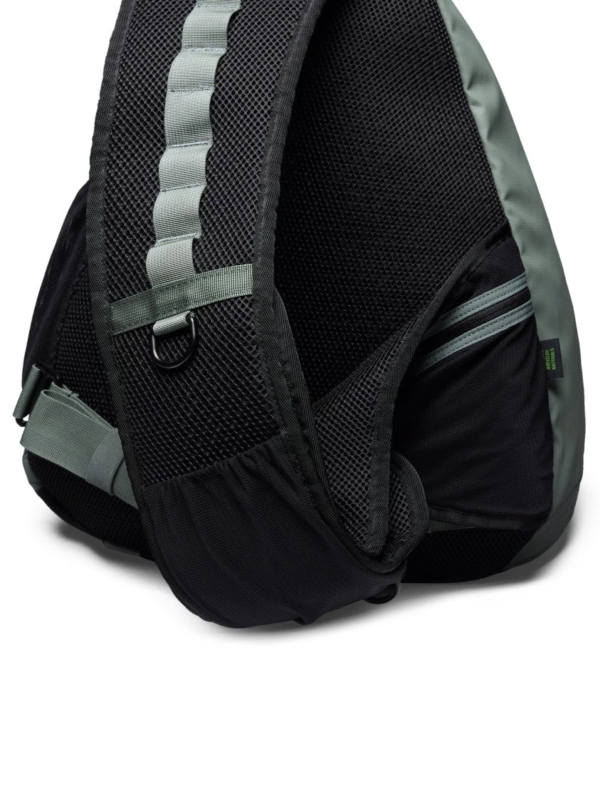 Oakley Triangular-Shaped Backpack With Elastic Cord System And Padded Straps