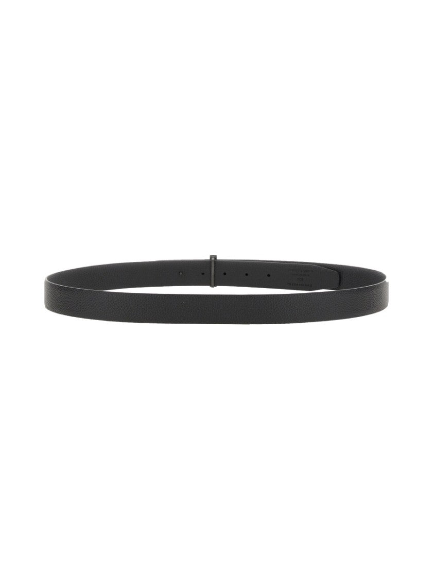 Tom Ford Black Calf Leather Belt