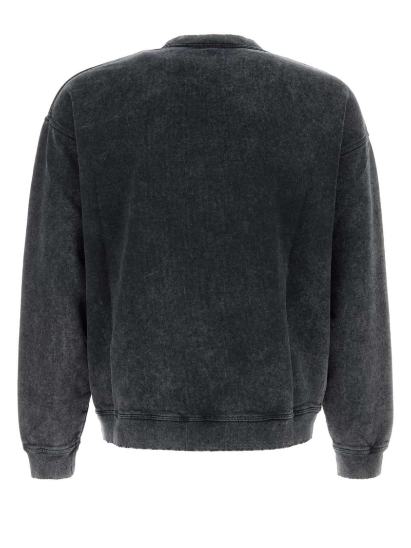 Dsquared2 X Magliano Washed Black Graphic Print Sweatshirt