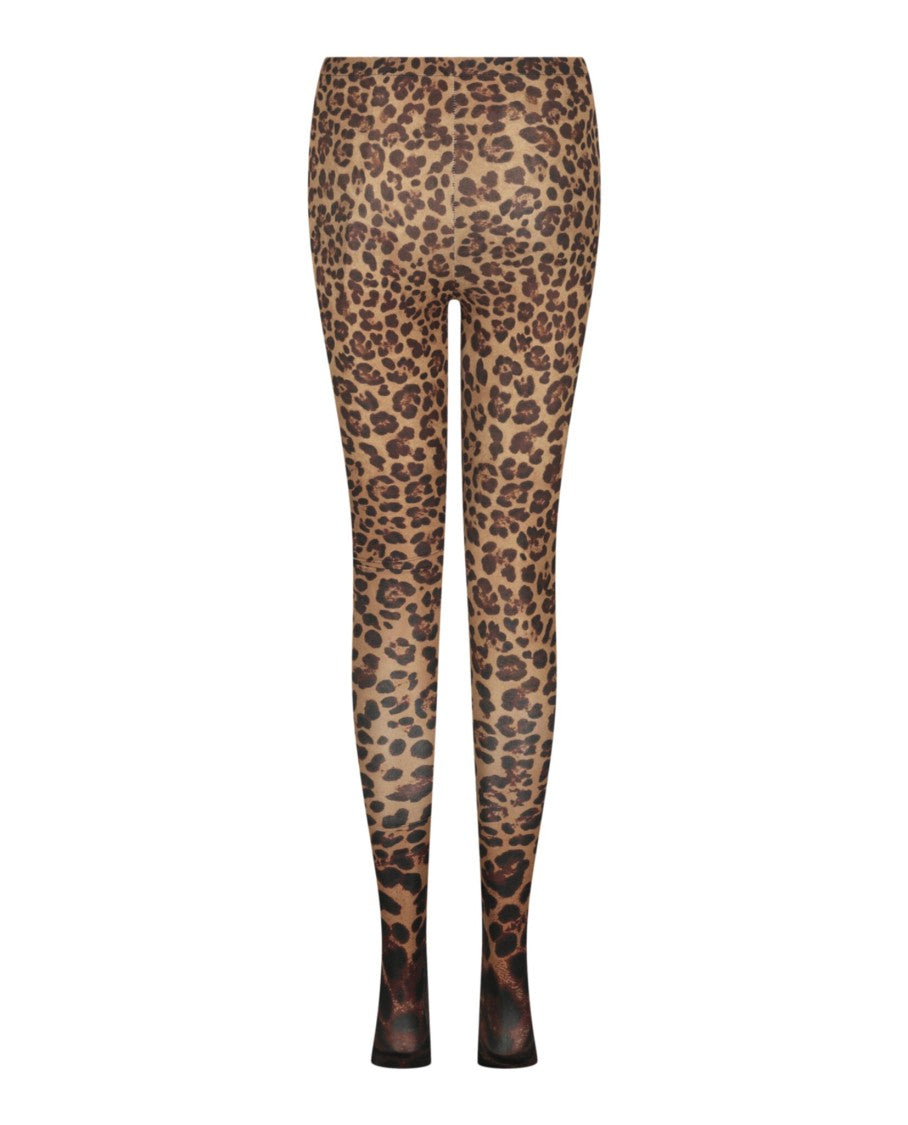 Valentino Ombre Leopard-Print Slim Fit Tights