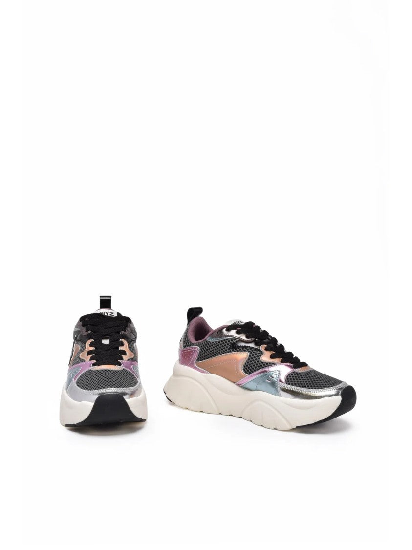 W6yz Just Say Wizz Multicolor Leather Chunky Sneakers