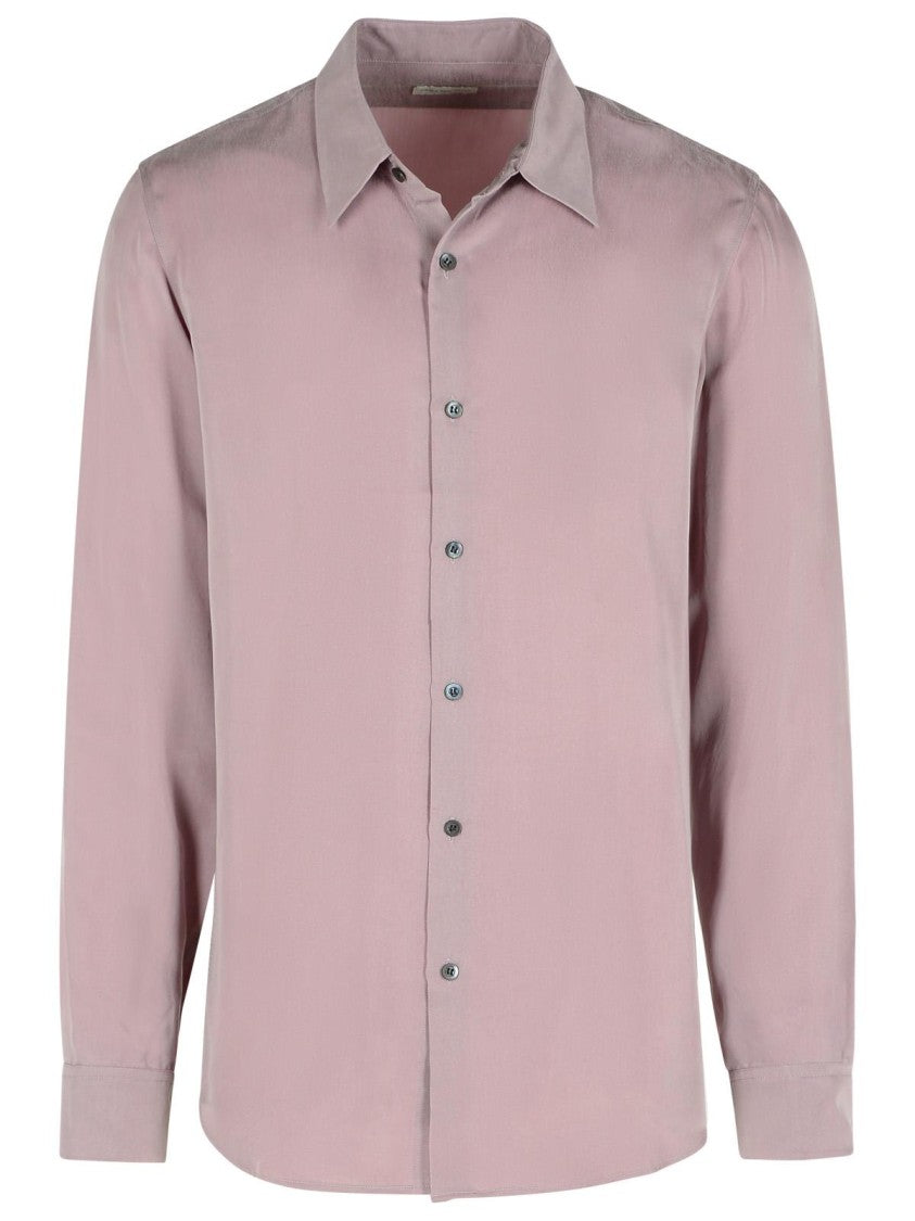 Dries Van Noten Mauve Cupro Shirt