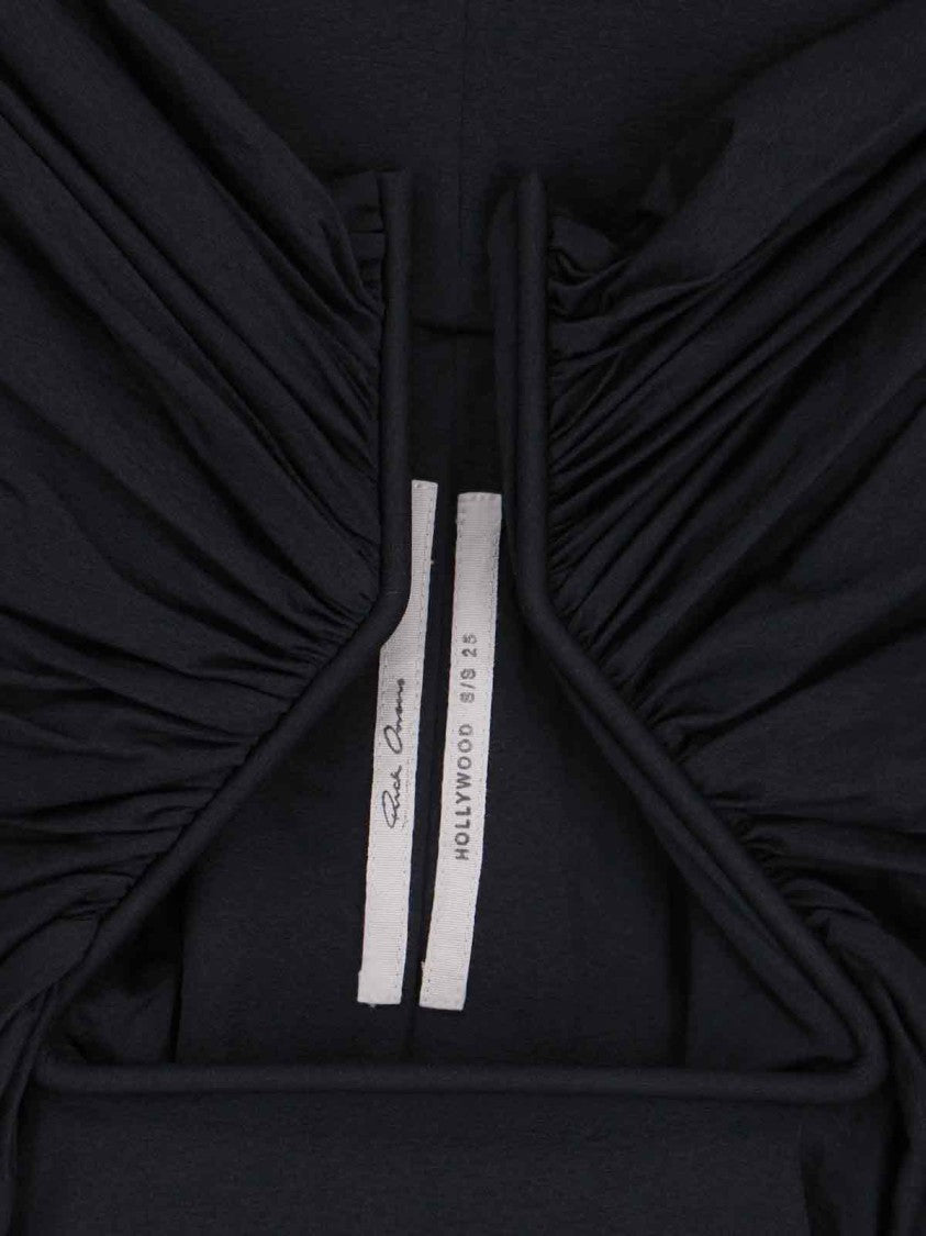 Rick Owens Cut-Out Mini Dress – Black