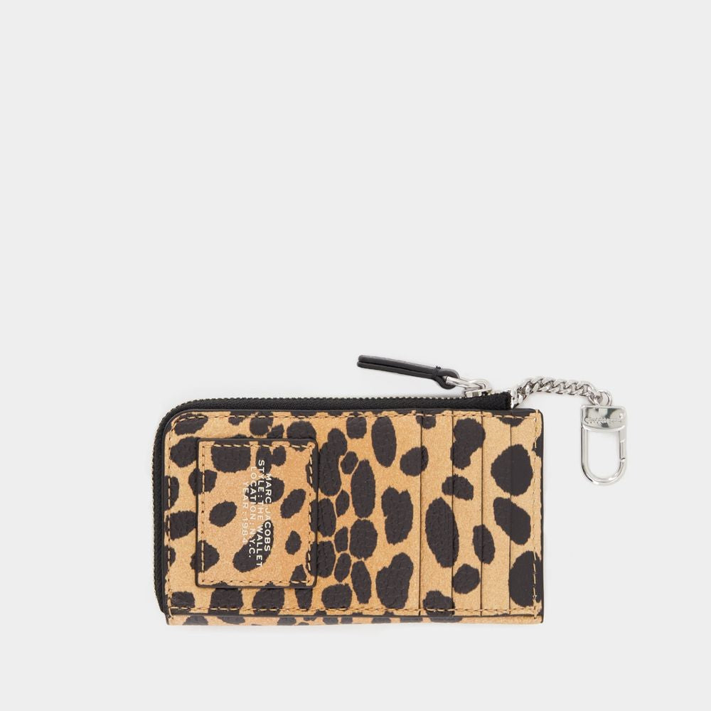 Marc Jacobs The Top Zip Wallet - Leather - Leopard