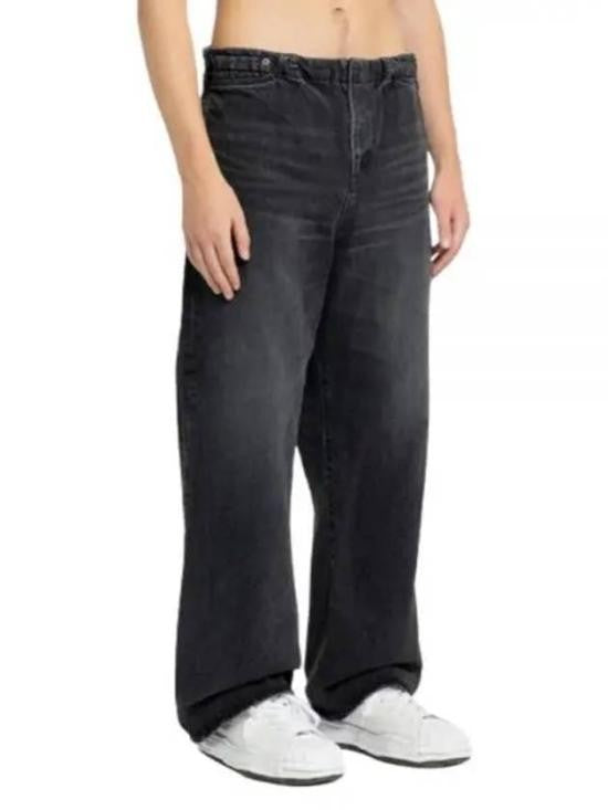 Maison Mihara Yasuhiro Relaxed-Fit Wide-Leg Denim Pants With Classic Texture
