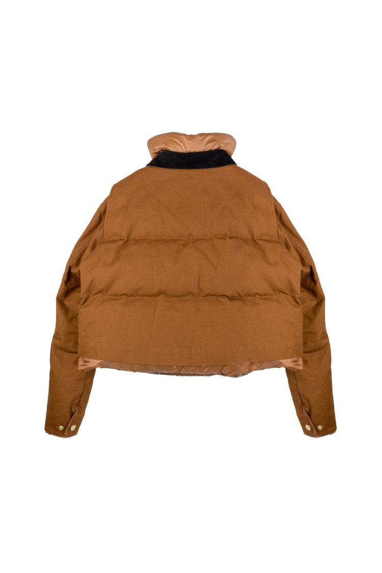 Sacai X Carhartt Wip Quilted Puffer Jacket In Durable Duck Fabric