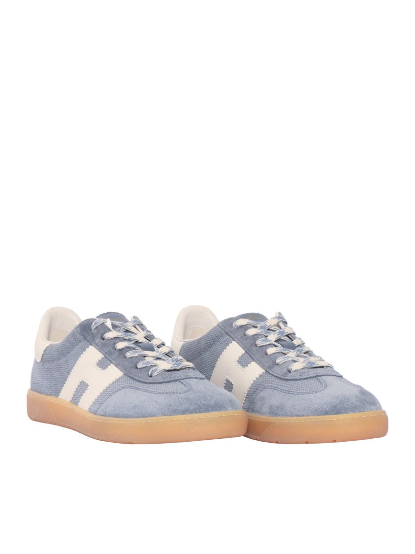 Hogan Cool Suede Contrast Logo Sneakers