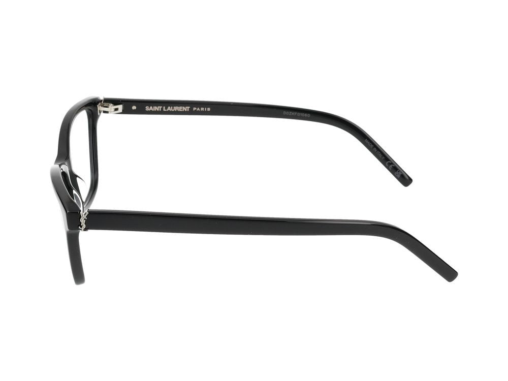 Saint Laurent Eyeglasses Sl M128 001 Black Black Transparent 53/16/145