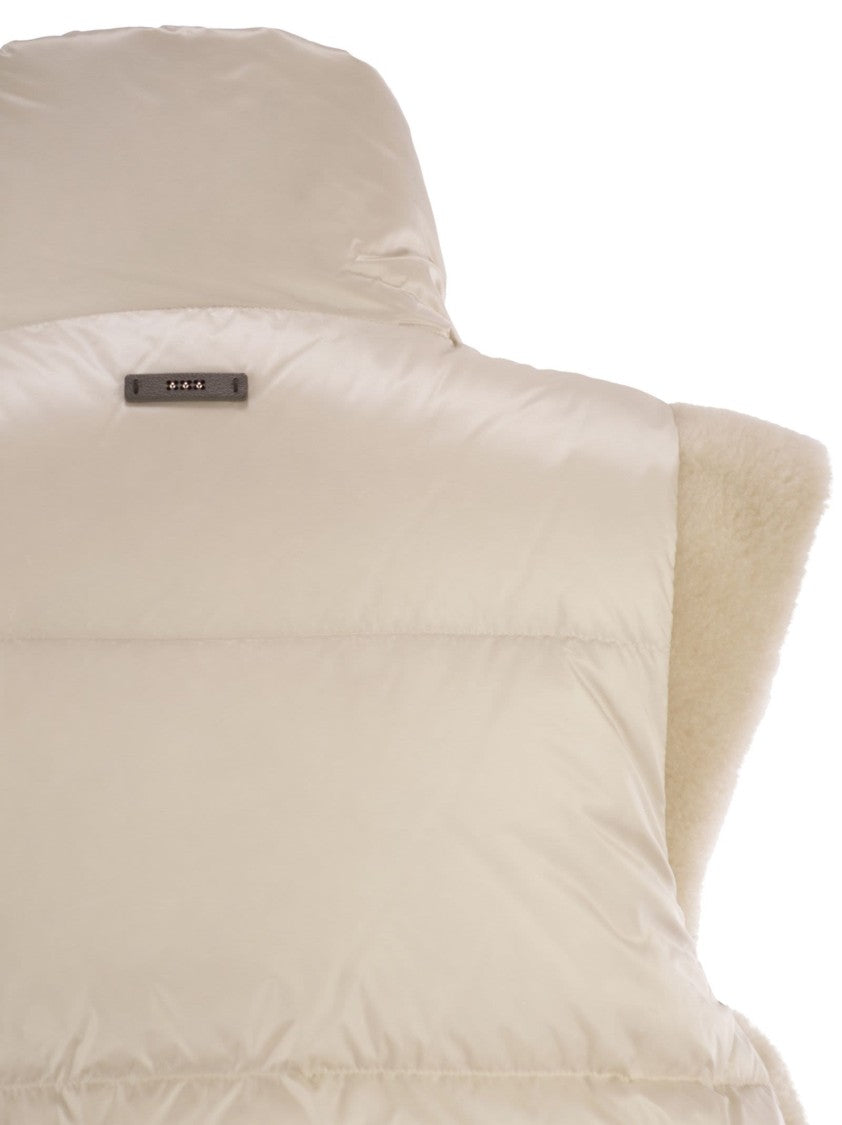 Peserico Down Vest With Wing Sleeves