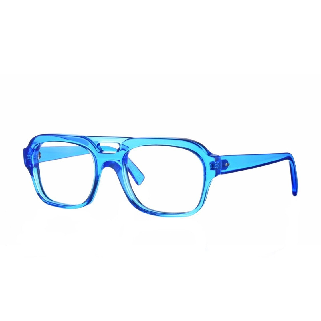 Kirk&Kirk Blue Finn Acrylic Rectangular Eyeglasses