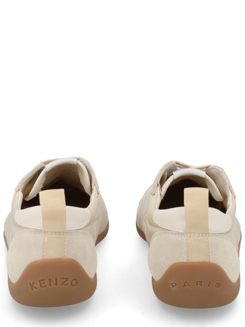 Kenzo Light Beige Kenzo Striker Polyamide Sneakers