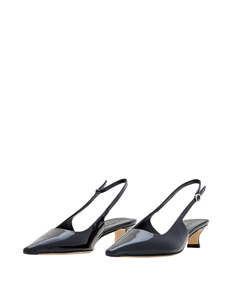 Aeydē Open Back Heeled Slingback Shoes