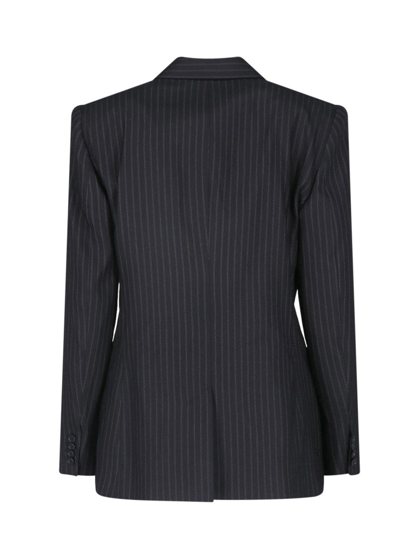 Isabel Marant Ranya Double-Breasted Tailored Wool Blazer