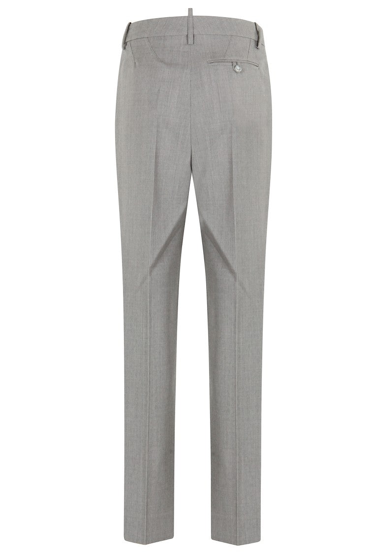Victoria Beckham Straight-Leg Trousers With Drop-Waist Design