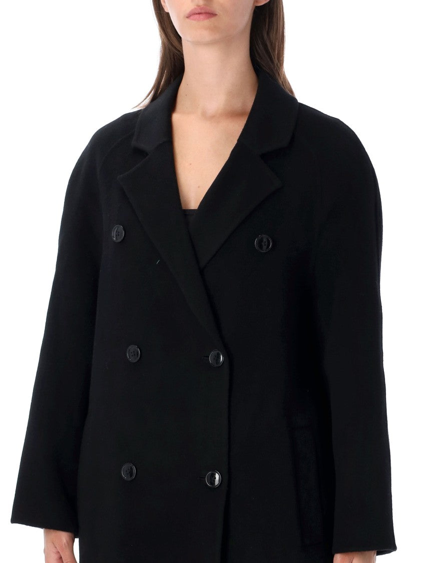 Loulou De Saison Irvin Double-Breasted Coat With Classic Lapels And Tailored Construction