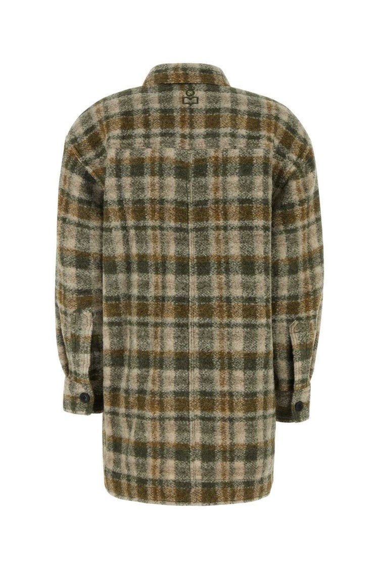 Isabel Marant Étoile Embroidered Polyester Blend Harveli Coat