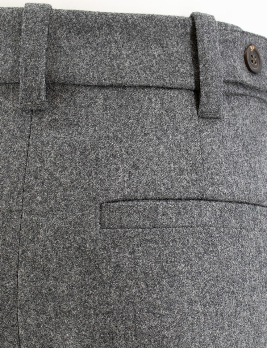 Brunello Cucinelli Tapered Virgin Wool Trousers