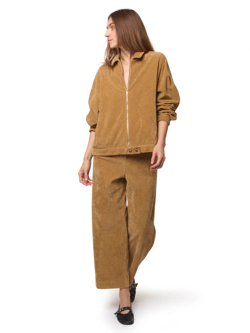 Max Mara Relaxed Fit Camel Corduroy Damara Jacket