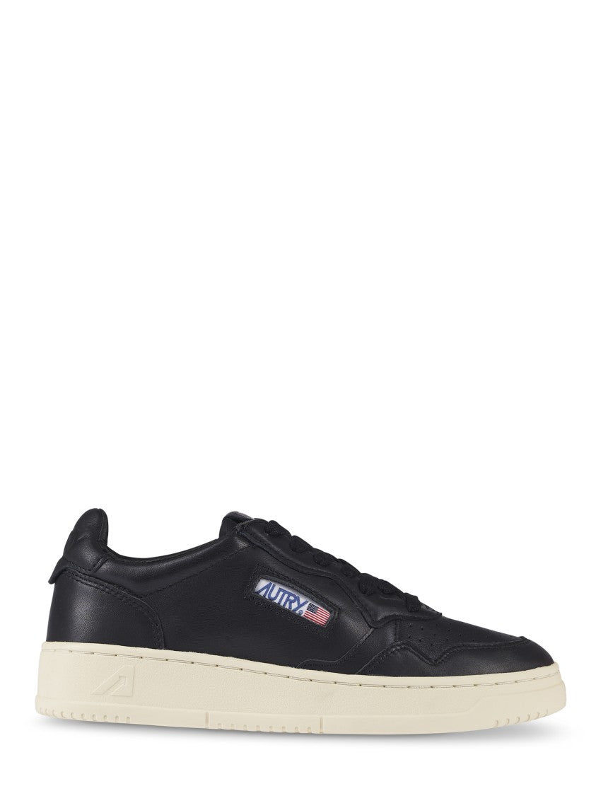 Autry Low-Top Sneakers With Goat Leather Upper
