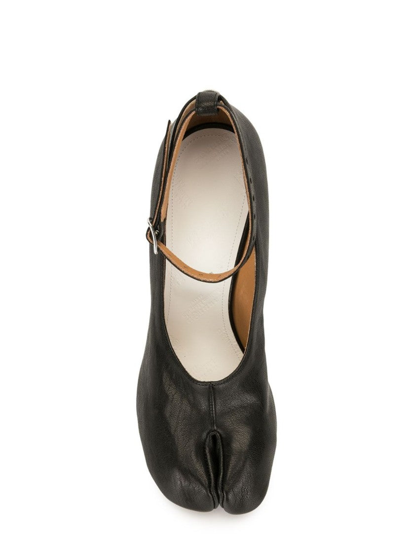 Maison Margiela Black Medium Block Heel Sandals