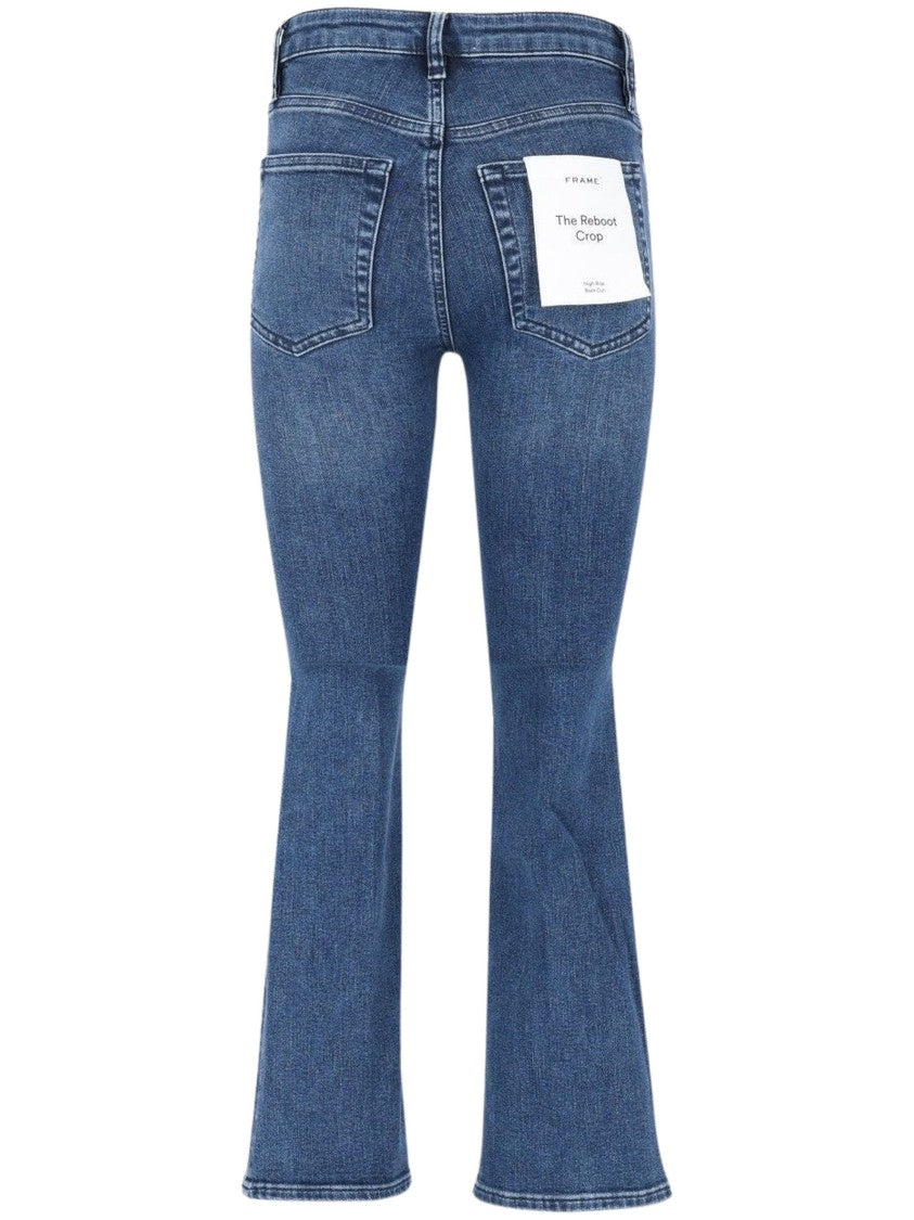 Frame Beige Reboot Crop Jeans