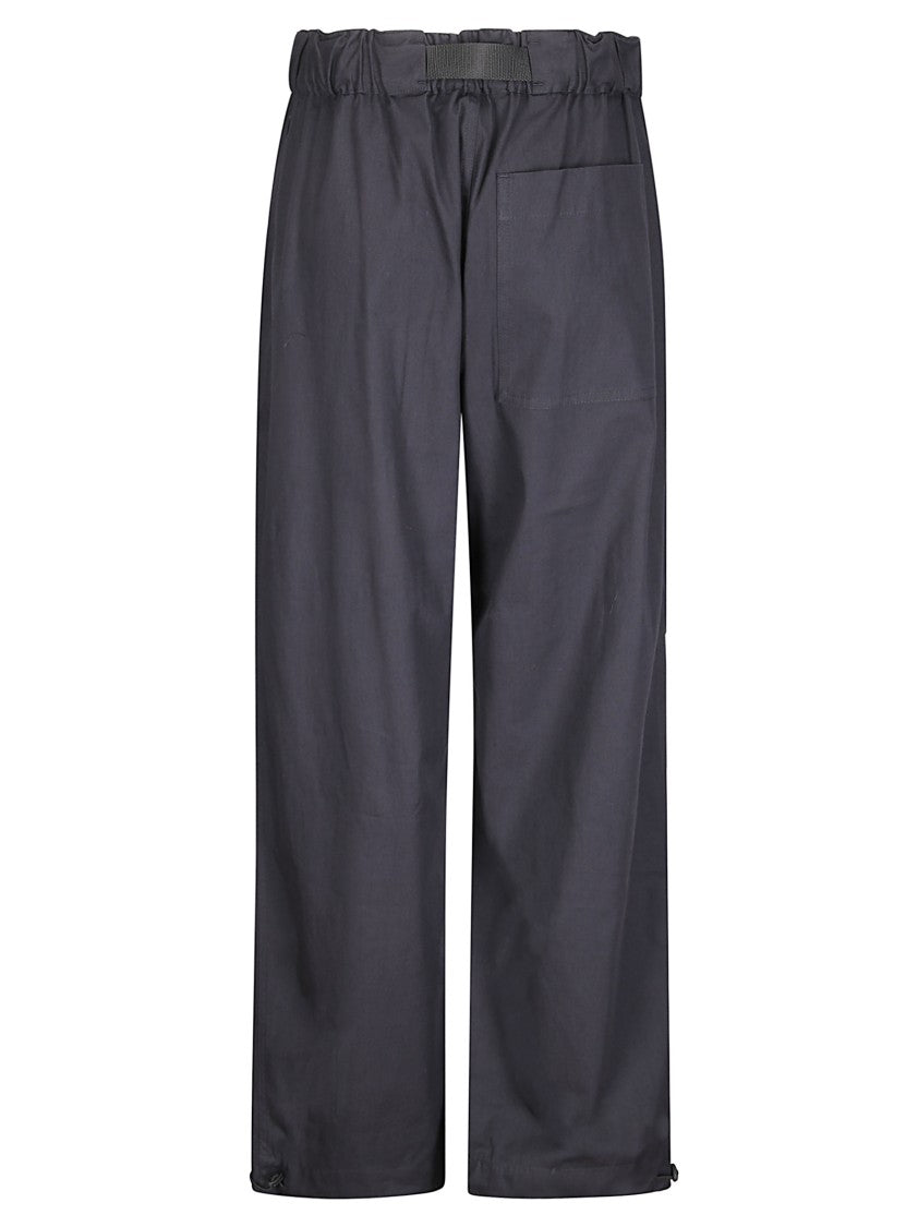 Studio Nicholson High Waisted Trousers With Belt Holes