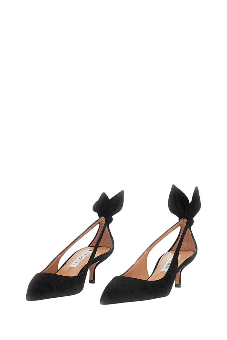 Aquazzura Bow Tie Pointed Pumps
