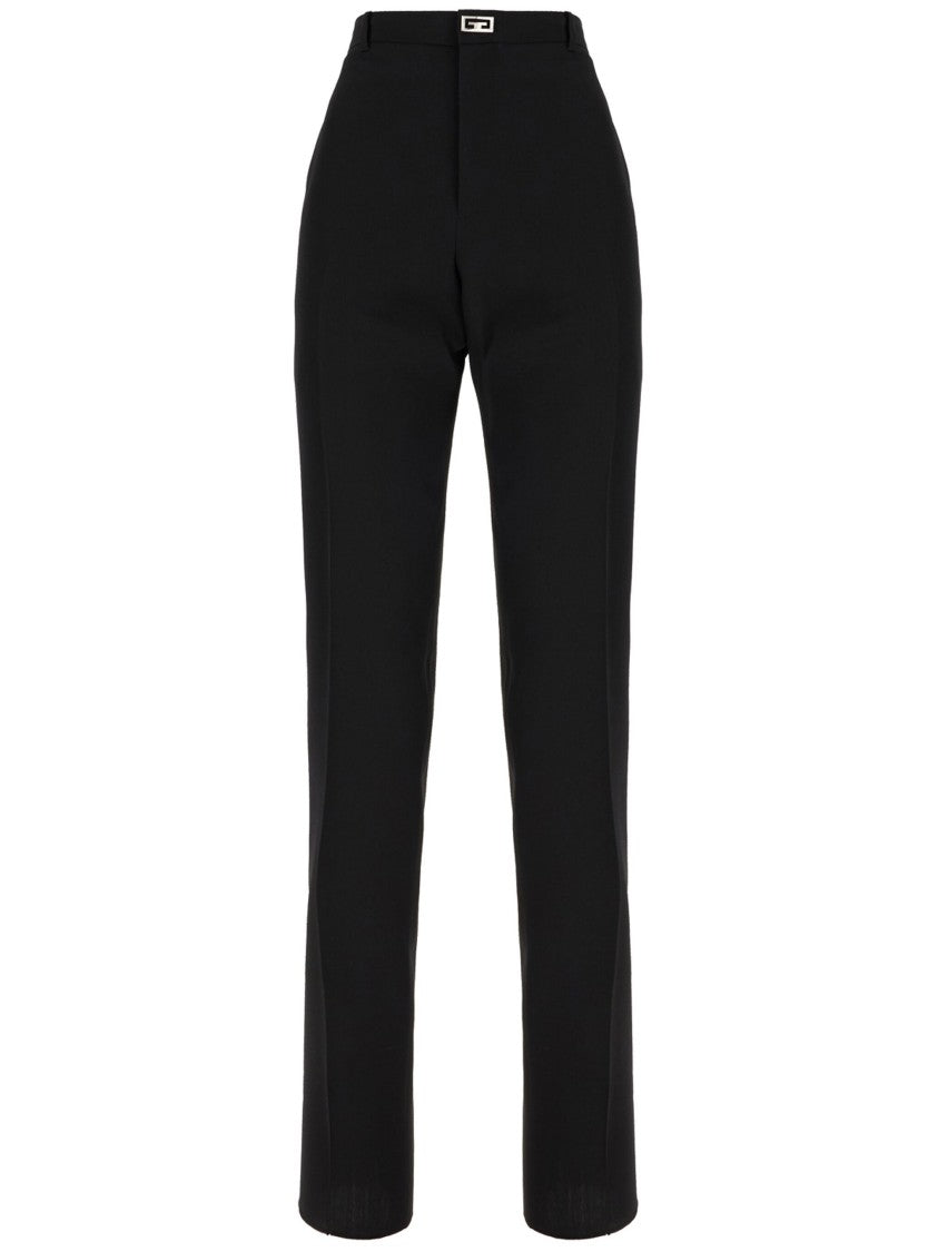 Givenchy Tailored Technical Wool Straight-Leg Pants