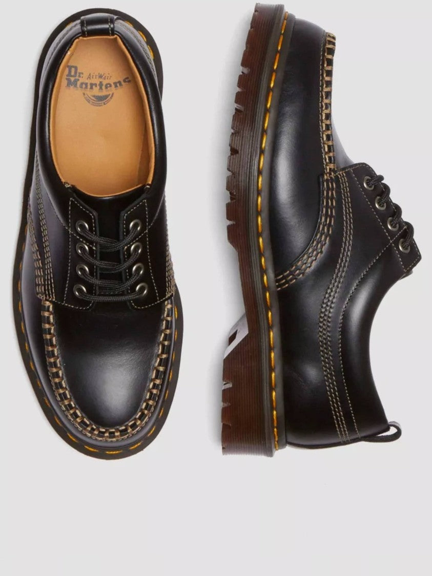 Dr. Martens Black Lowell Contrast Stitch Shoes