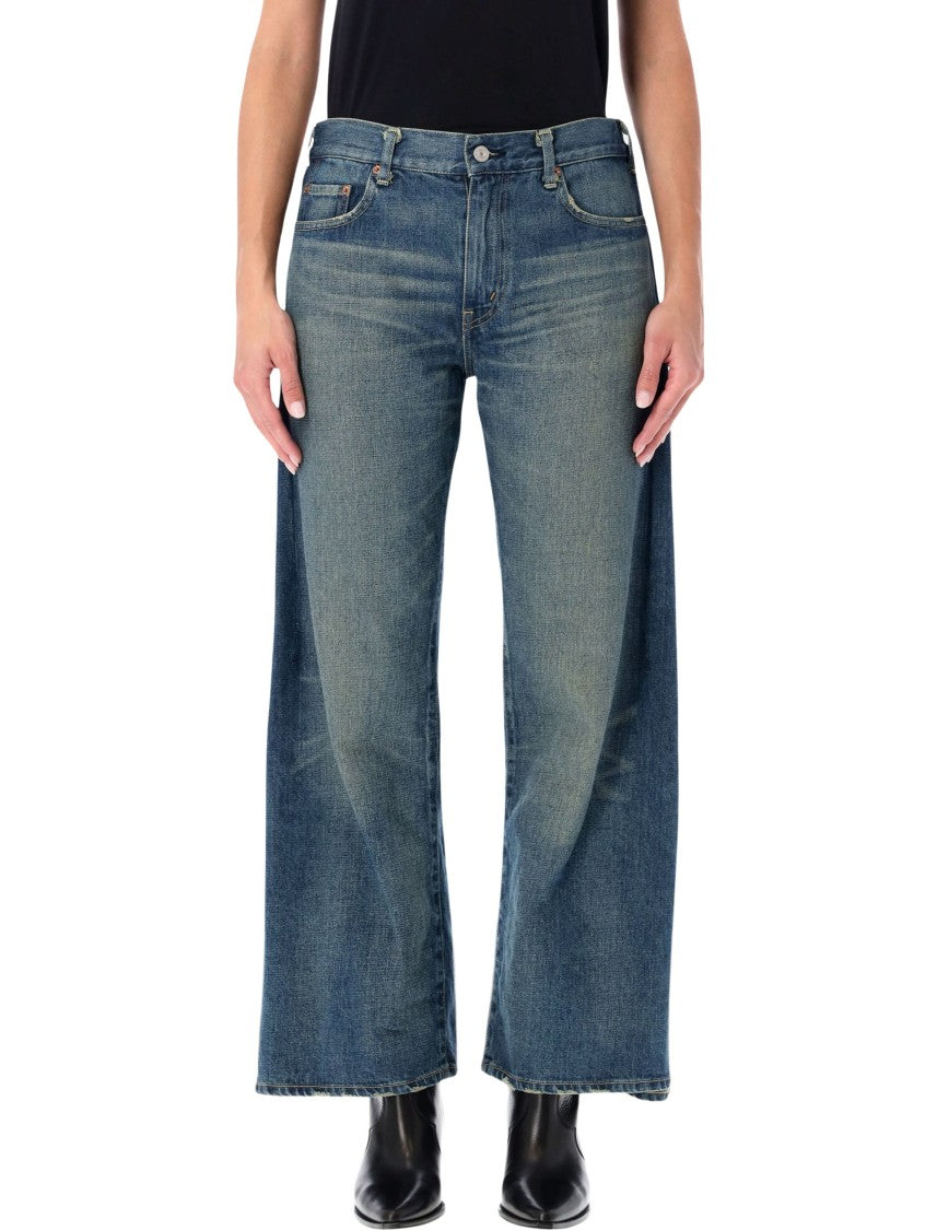 Junya Watanabe Levi’S Cotton Denim Wide-Leg Jeans