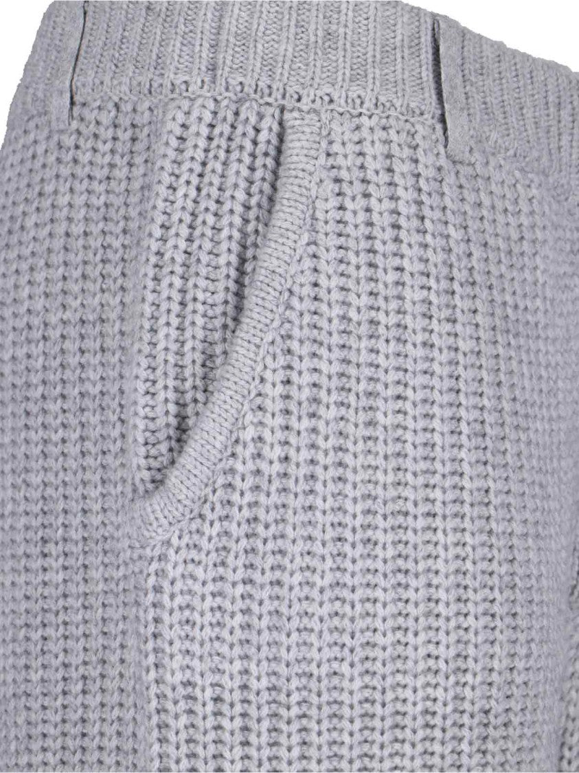 Aya Muse "Vena" Knit Trousers – Grey