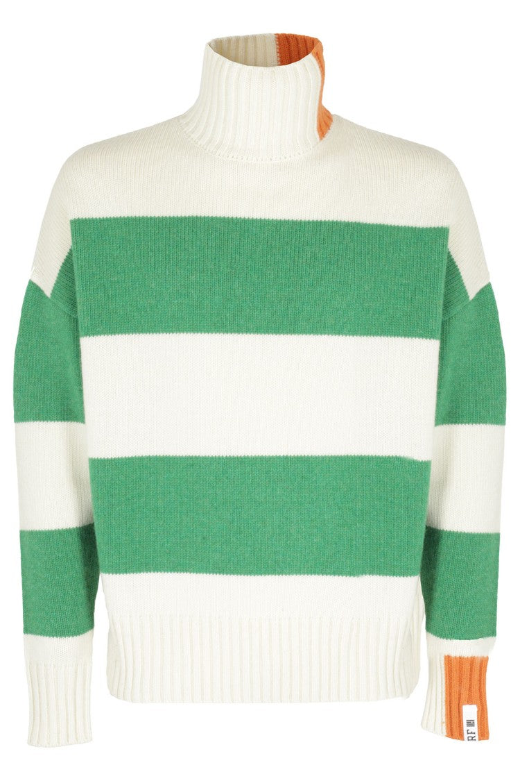 Right For High Ribbed Collar Sweater