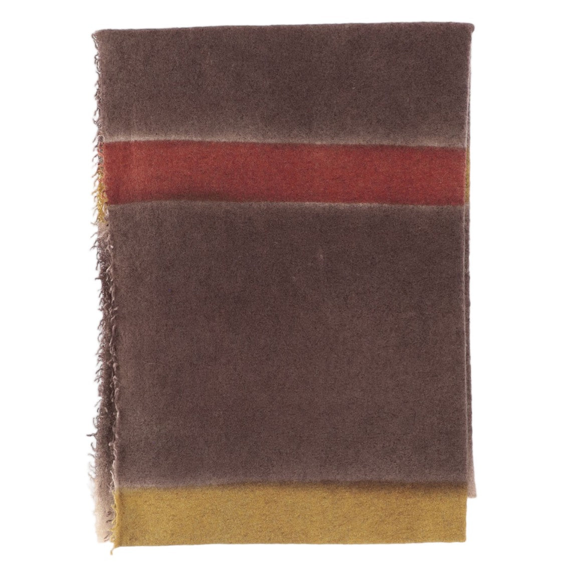 Faliero Sarti Fringed Cashmere-Silk Scarf With Eros Pattern