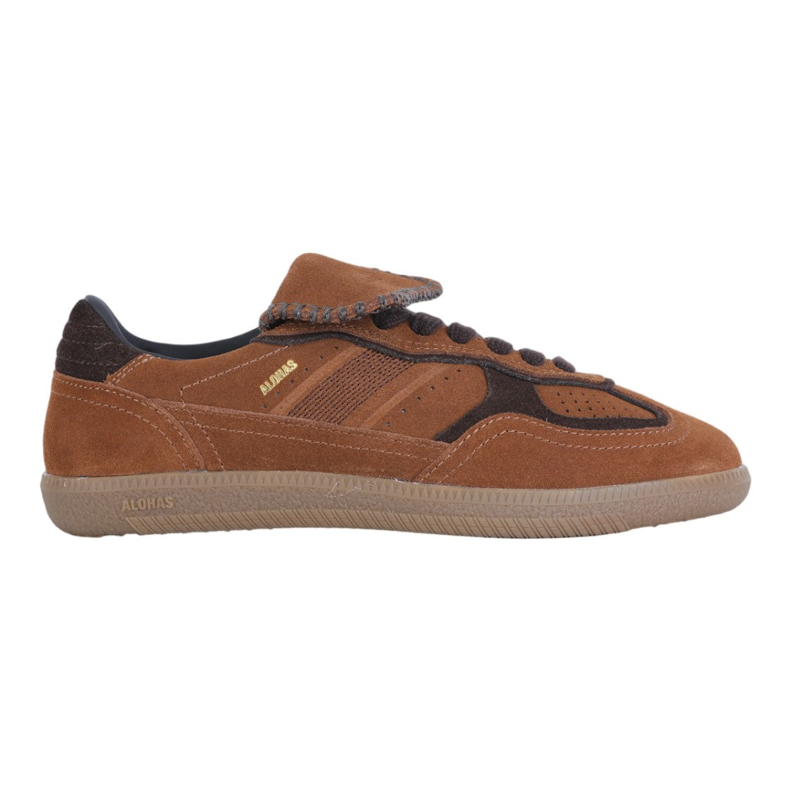 Alohas Low-Top Sneakers With Perforated Suede Panels