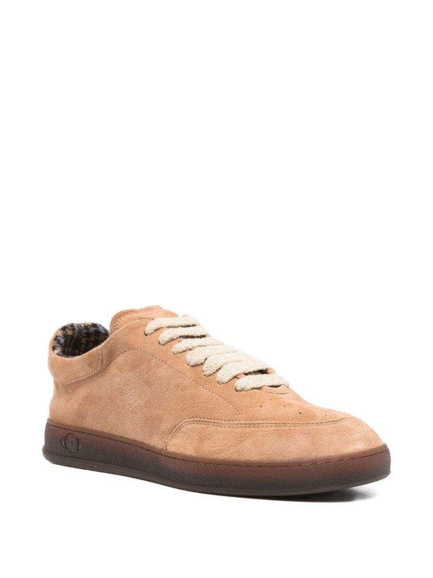 Soldini Beige Suede 80 Sneakers