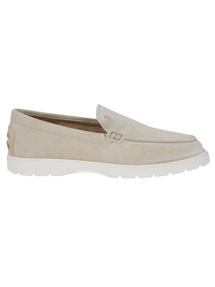 Tod's Slip-On Leather Moccasin Shoes With Cushioned Sole