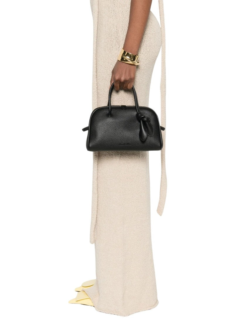 Jacquemus Black Leather Small Turismo Bag