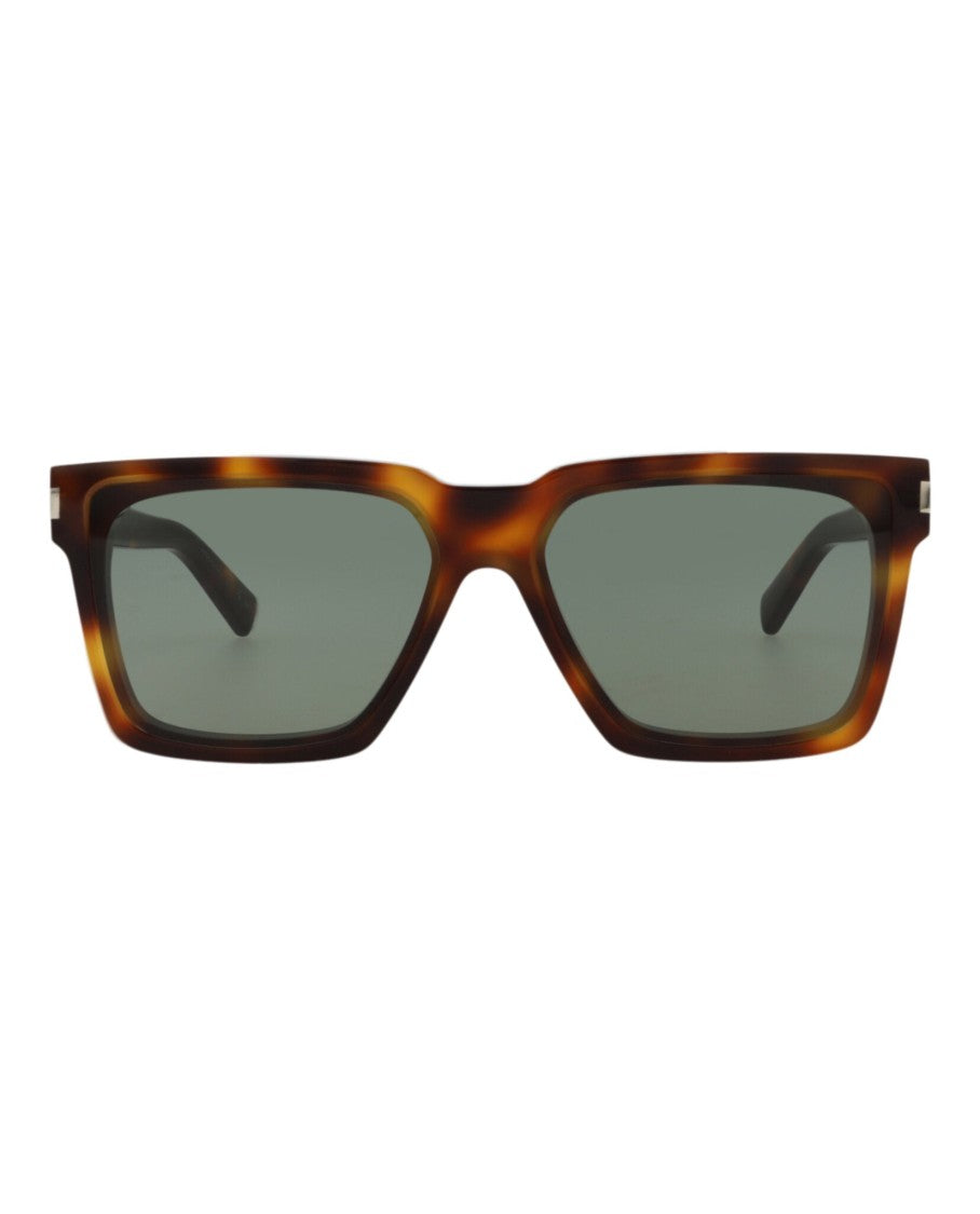 Saint Laurent Square-Frame Recycled Acetate Sunglasses