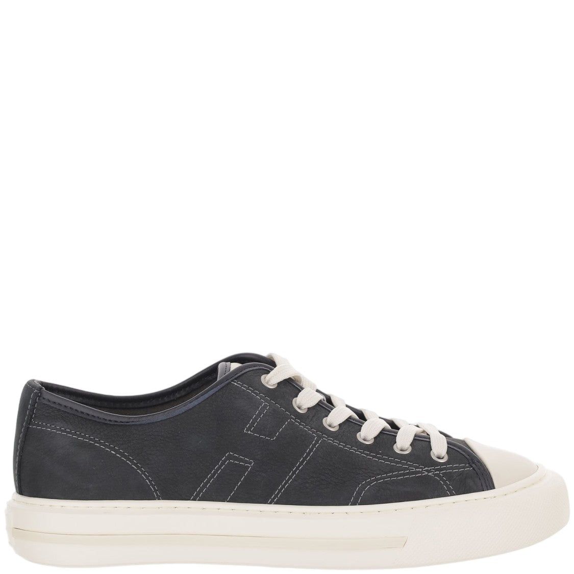 Hogan Blue White Rebel Front Lacing Leather Sneakers