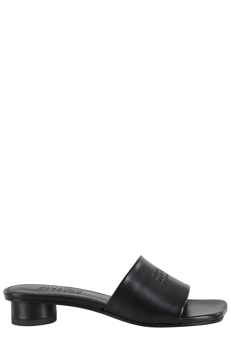 Mm6 By Maison Margiela Numeric Sandal With Engraved Logo Band