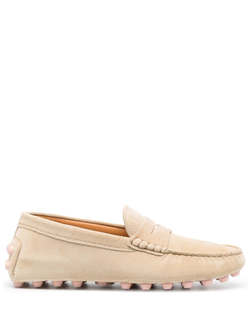 Tod's Gommino Bubble Suede Mocasins