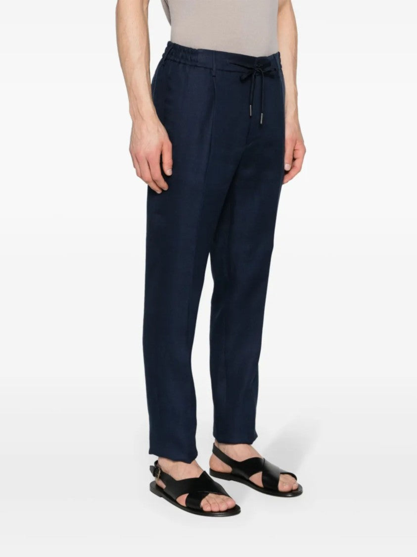 Tagliatore Tailored Tapered Drawstring Icoman Trousers