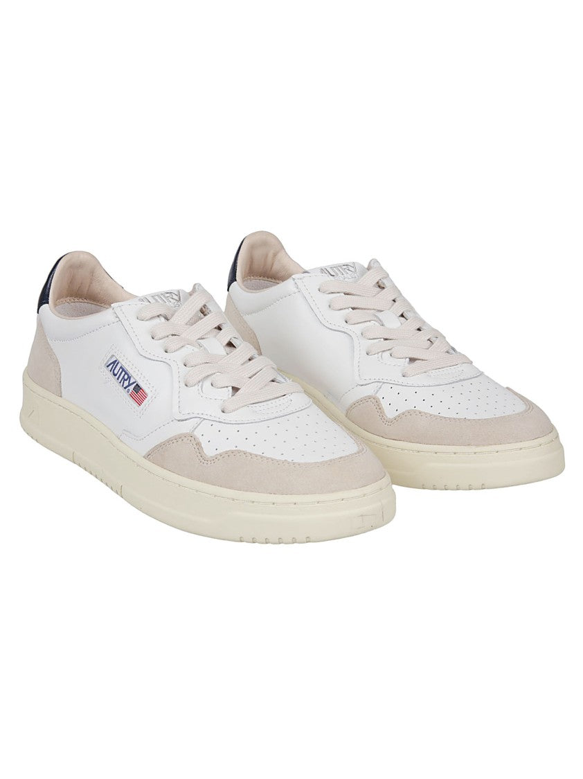 Autry Medalist Low Leather Suede Low-Top Sneakers