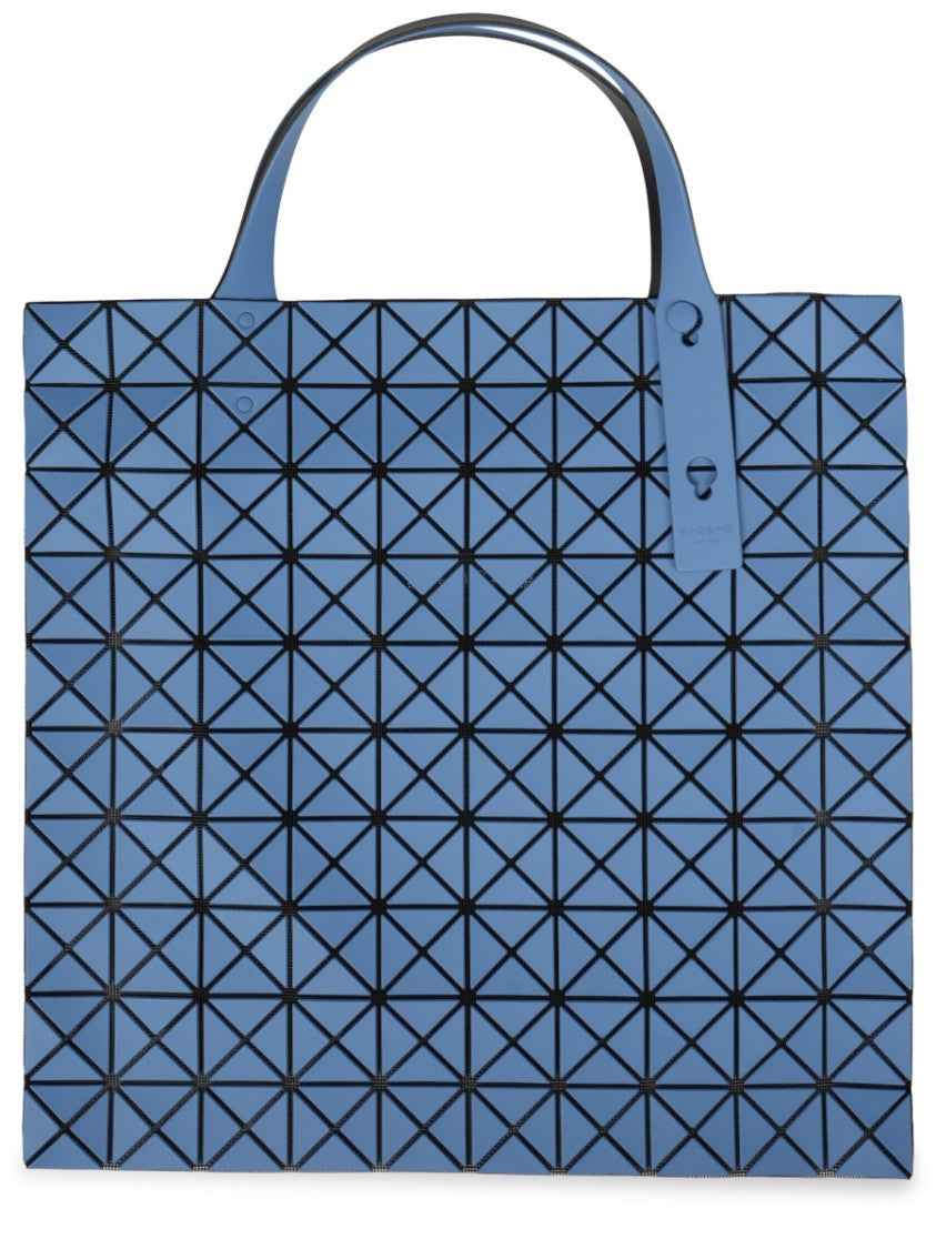 Bao Bao Issey Miyake Geometric Blue Shoulder Bag With Glossy Finish