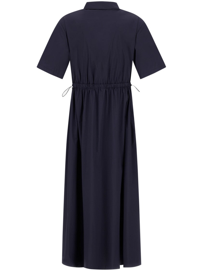Herno Midi Dress With Classic Shirt Collar