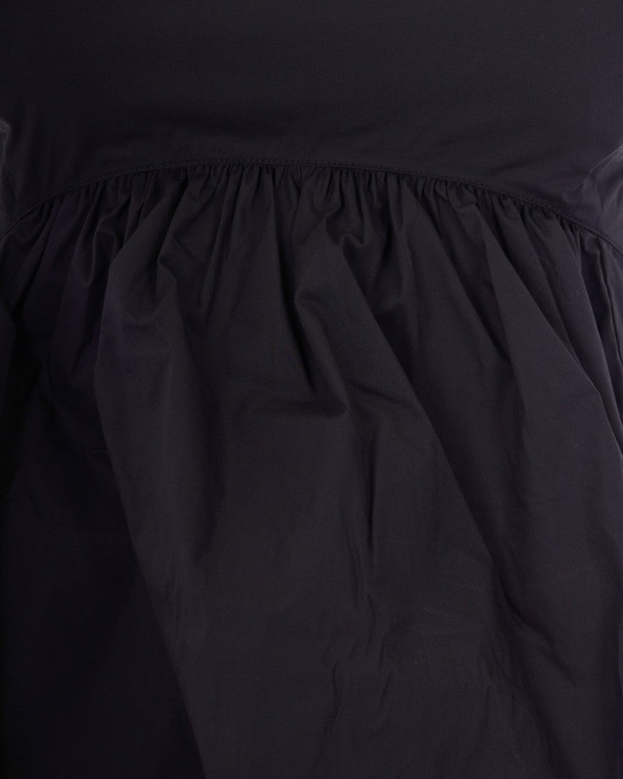 Liu Jo Long Dress With Ruched Shoulder Straps And Bow Detail