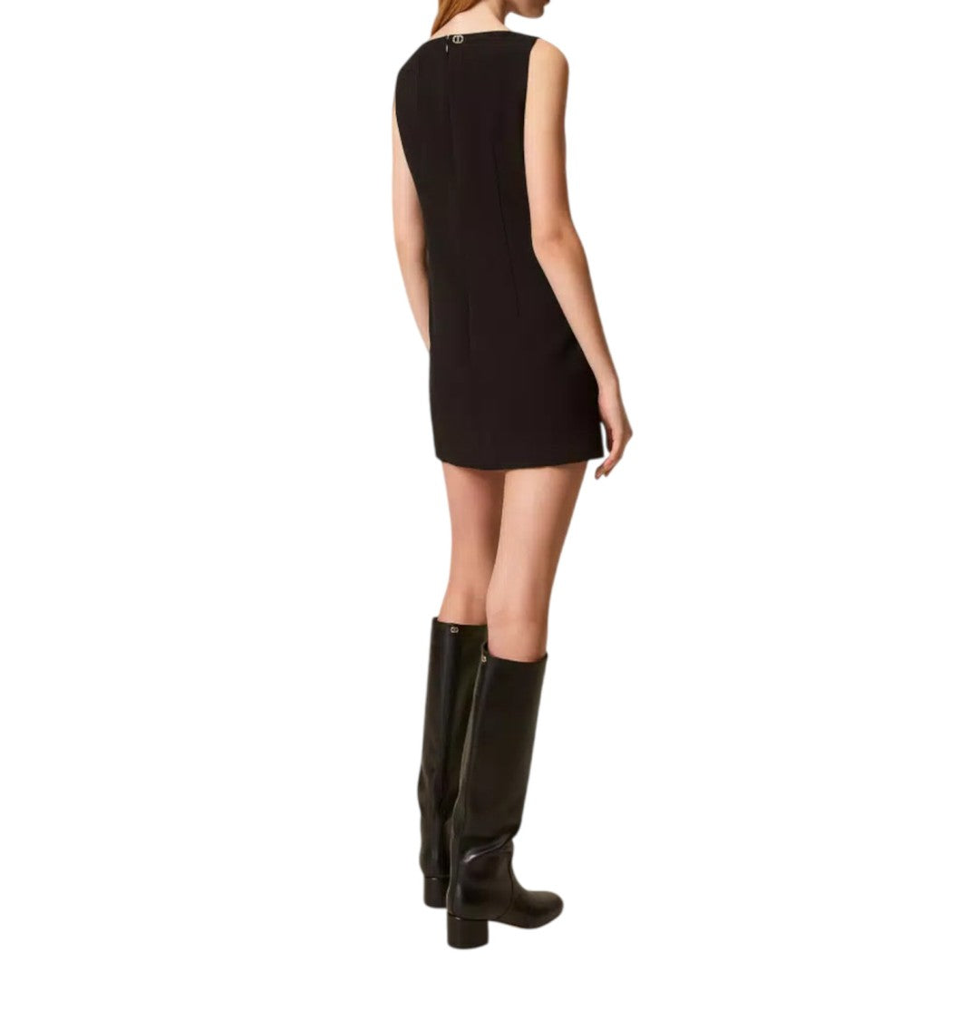 Twin-Set Fitted Sleeveless Mini Dress